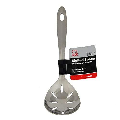 Chef Craft Select Slotted Severing Spoon, 9.5 inch, Stainless Steel - Image 2