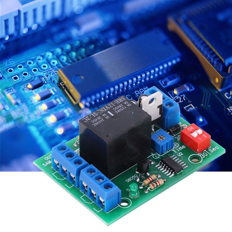 10-16V Delay Off Time Relay Module Timer Switch DPDT 2 Channel Output - Image 2