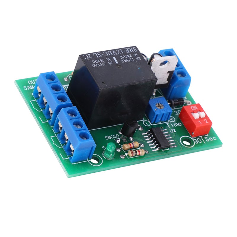 10-16V Delay Off Time Relay Module Timer Switch DPDT 2 Channel Output - Image 4