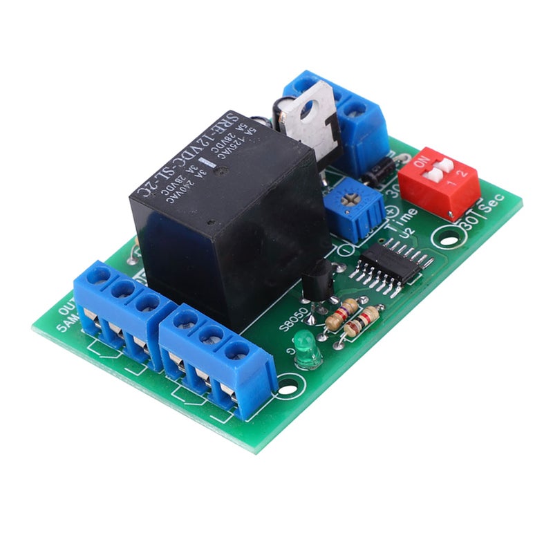 10-16V Delay Off Time Relay Module Timer Switch DPDT 2 Channel Output - Image 5