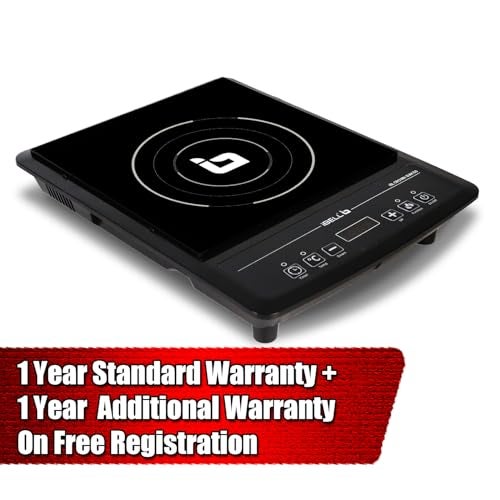 IBELL SLIM50 Induction Cooktop, 2000W, BIS Certified, LED Display, 2 Yr Warranty, Auto Shut-Off, Over Heat Protection (Black) - Image 2