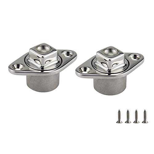 NRC&XRC Stainless Steel 316 Marine Grade Boat FIT 1-1/4IN Hole Garboard Drain Plug W/Screws & O Ring - Image 1