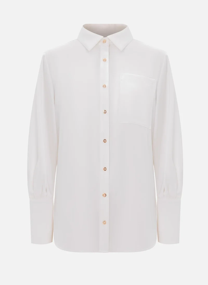 Lichi Loose fit shirt with wide cuffs