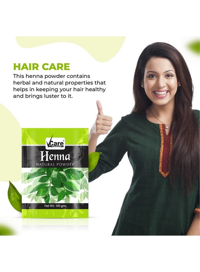 في كير مسحوق الحناء الطبيعي للشعر 100 جم (عبوة من 5) | تكييف طبيعي ومضاد للقشرة | التحكم في تساقط الشعر، تلوين الشعر بالحناء الطبيعية للنساء والرجال | مسحوق الحناء لنمو الشعر - Image 4