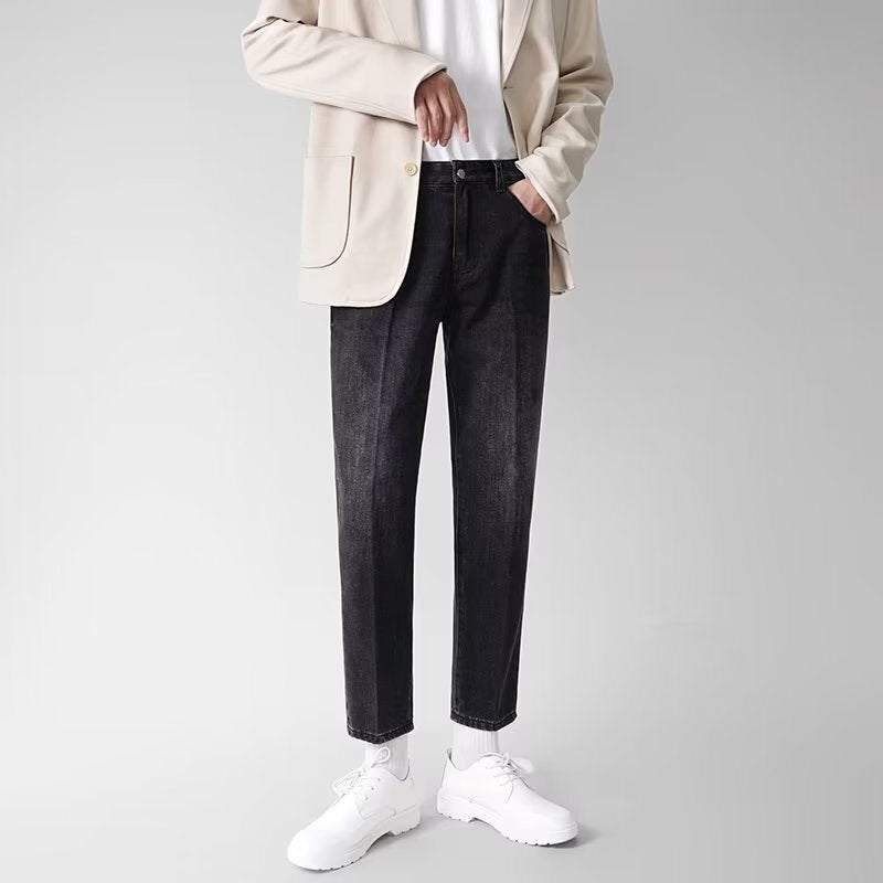 Unisex Classic Denim Jeans Loose Fit Daily Outdoor Wear - Image 1