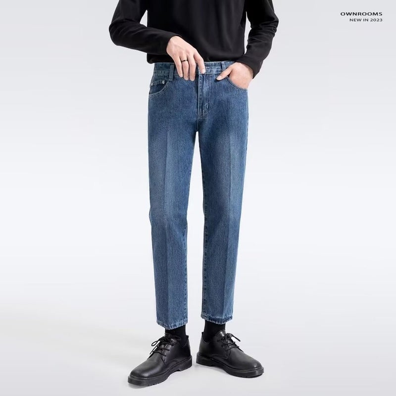 Unisex Classic Denim Jeans Loose Fit Daily Outdoor Wear - Image 4