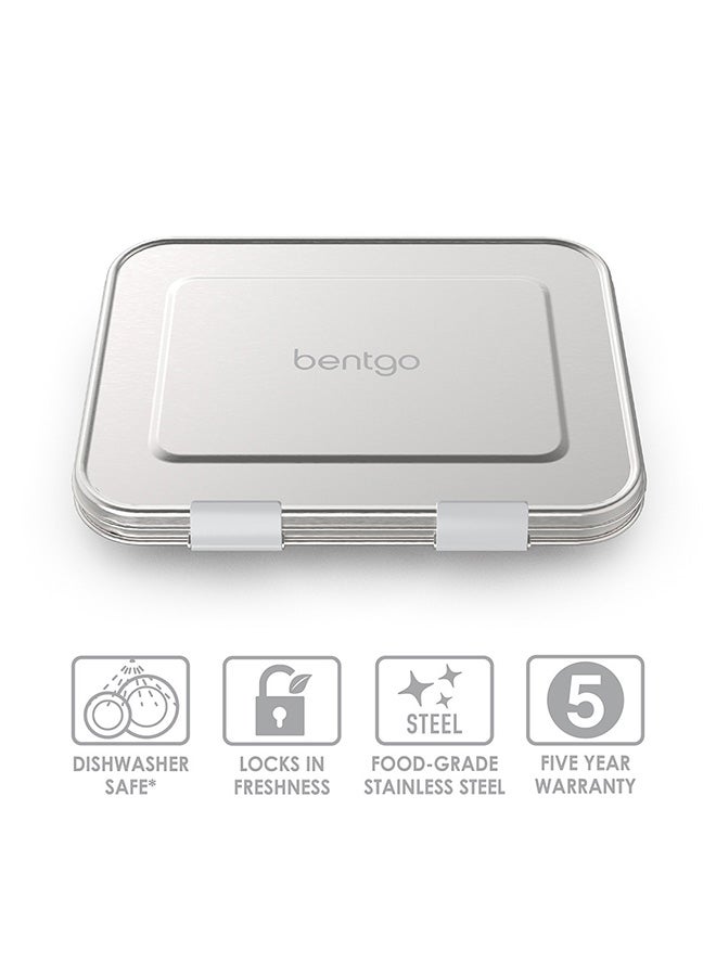 Bentgo Kids Stainless Steel Lunch Box -  Silver  - Image 3