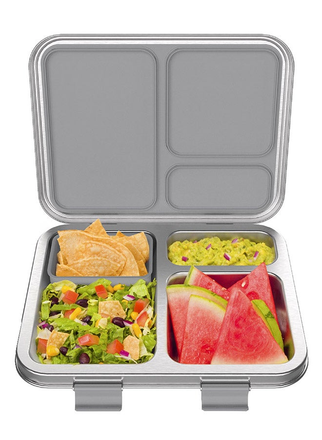 Bentgo Kids Stainless Steel Lunch Box -  Silver  - Image 1
