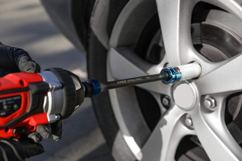 ARES 70362-100 Foot/Pound Torque Limiting Extension Bar - Chrome Moly 1/2-Inch Drive 8-Inch Long Impact Grade Bar - Flex Action Prevents Over-Tightening - Color Coded for Easy Identification - Image 5