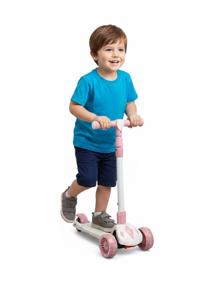 Kids Scooter Unique Design with Multiple Heights, Flashing Lights, And Music. Provides a Fun and Safe Experience for Fun - Image 1