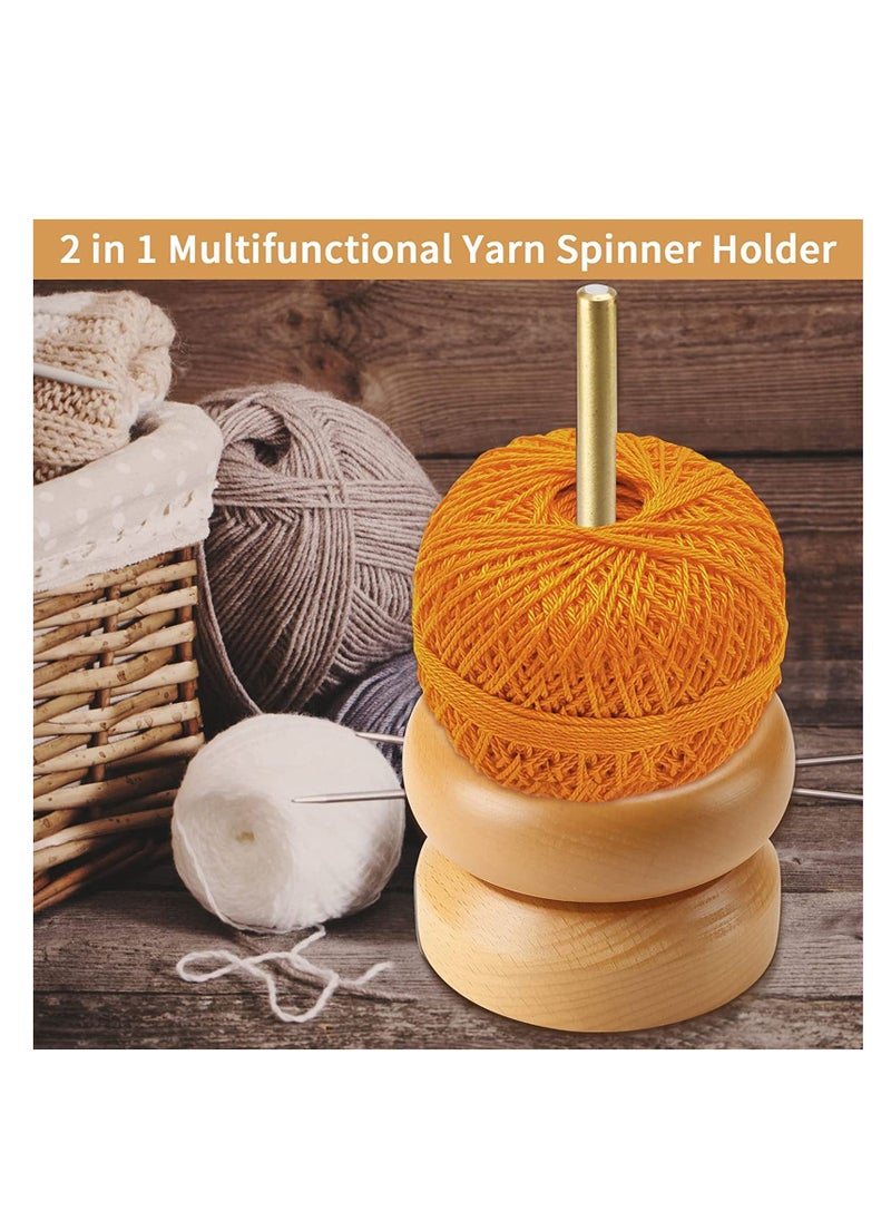 Grab Mantra - Wooden Bead Spin Loader 2 Pieces Long Beading Needles For Craft Stringing Quickly (Pin Color May Vary) - Image 1