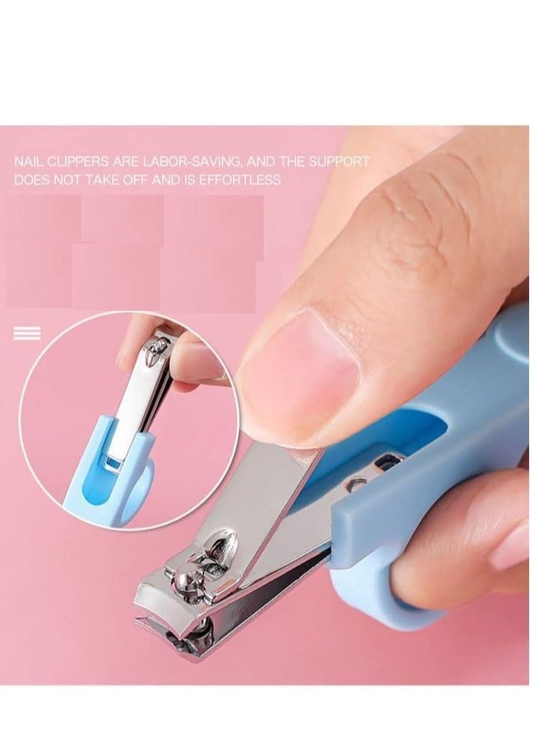 Generic Pedicure and child care kit, 6 pieces, clippers, file, scissors, scissor cover, hair brush and comb  - Image 3