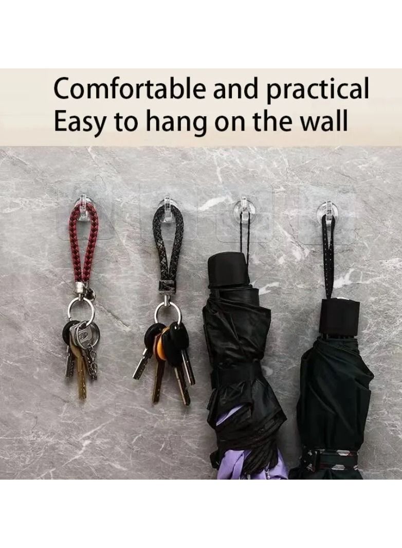 30pcs multifunctional adhesive wall hooks for hanging accessories, kitchen utensils and bathroom supplies - Image 4