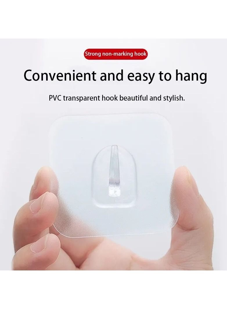30pcs multifunctional adhesive wall hooks for hanging accessories, kitchen utensils and bathroom supplies - Image 3