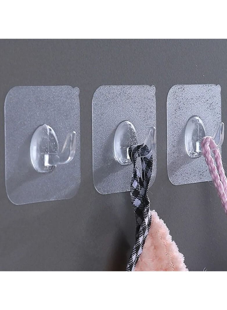 30pcs multifunctional adhesive wall hooks for hanging accessories, kitchen utensils and bathroom supplies - Image 2
