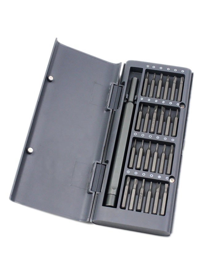 24-in-1 Precision Magnetic Screwdriver Set, S2 Steel Bits, Aluminum Alloy Handle, for Laptop, Tablet, Watch, Phone Repair
