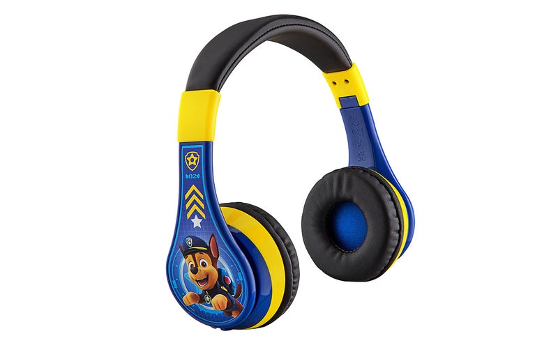 eKids Paw Patrol Kids Bluetooth Headphones, Wireless Headphones with Microphone Includes Aux Cord, Volume Reduced Kids Foldable Earphones for School, Home, or Travel - Image 1