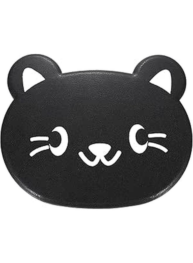 Foldable Black Cat Car Seat Cup Holder Multi Functional Drink Bottle Stand For Vehicle Backseat - Image 1