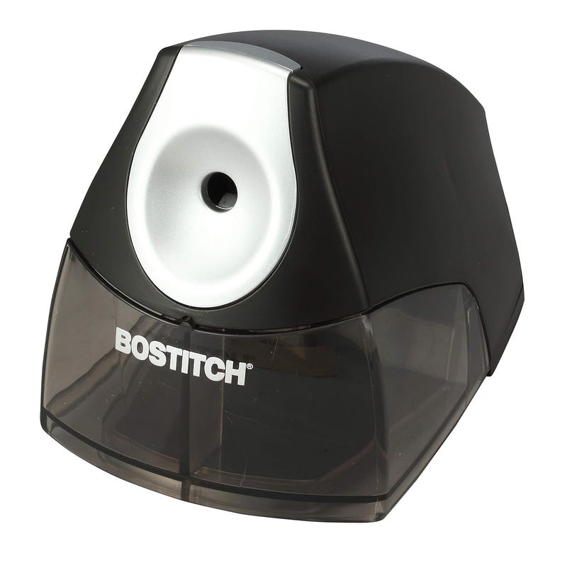 Bostitch مبراة أقلام كهربائية مكتبية مدمجة، سوداء، تباع كقطعة واحدة - Image 1