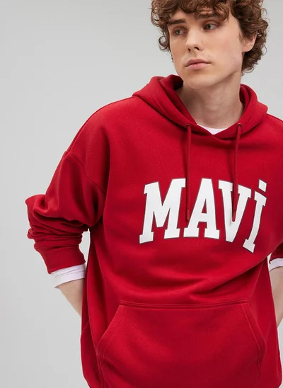MAVI MAVİ PRINTED SWEATSHIRT Equestrian Red