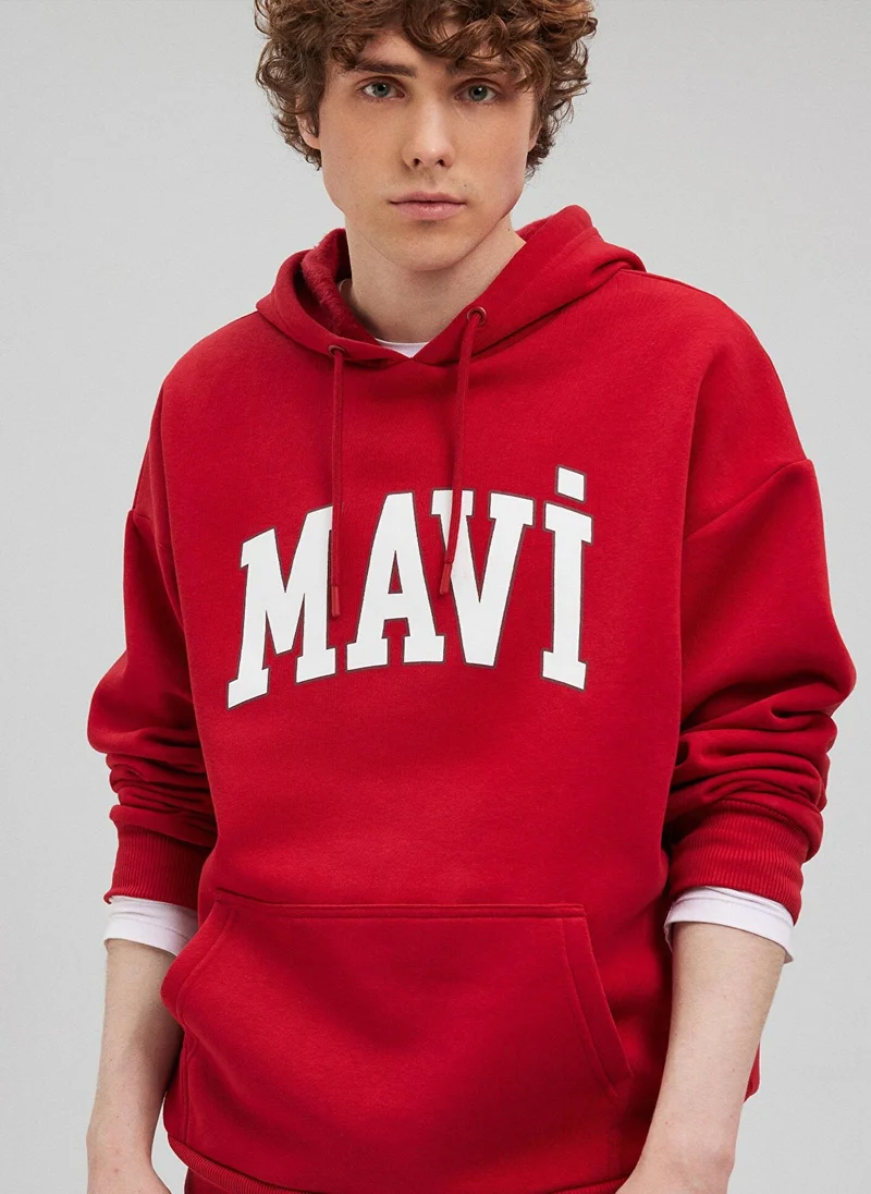 MAVI MAVİ PRINTED SWEATSHIRT Equestrian Red