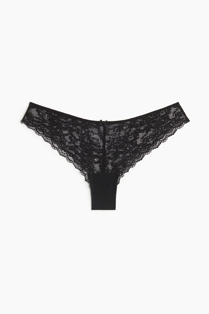 H&M 5-pack lace Brazilian briefs