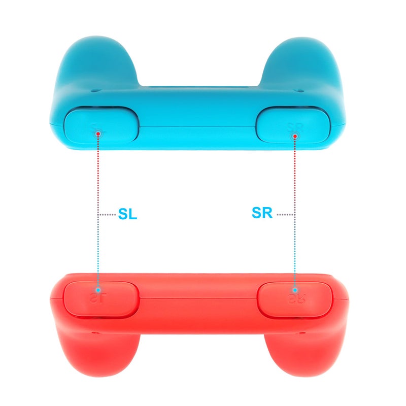 FYOUNG Hand Grips for Switch and Switch OLED JoyCons, FYOUNG Hand Grips Controllers for Switch Joy Cons and Switch OLED Model 2021 (4 Pack)(Red-Blue-Green-Pink) - Image 3