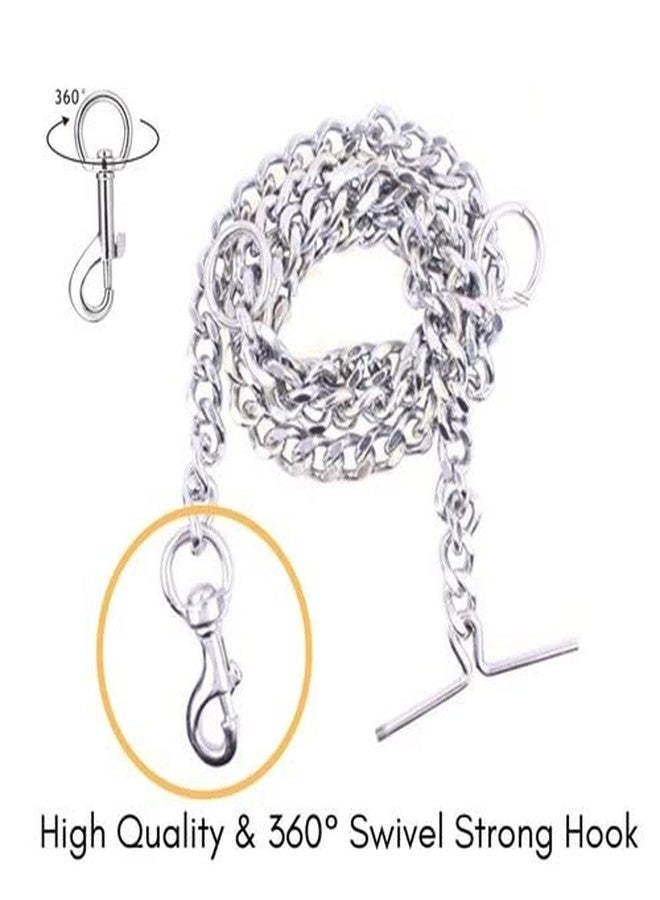 Hachiko:-(Combo of 4) Imported Nylon Padded Adjustable Dog Harness+Choke Collar+Collar+Chain(Small,Black) - Image 2
