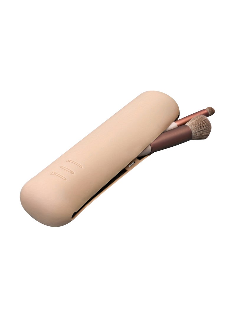 ORiTi Portable Silicone Makeup Brush Holder - Soft And Stylish Travel Organizer For Makeup Tools - Image 1