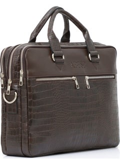 Abess Briefcase, Handy 3-Compartment Briefcase, Laptop Compartment  - Image 1