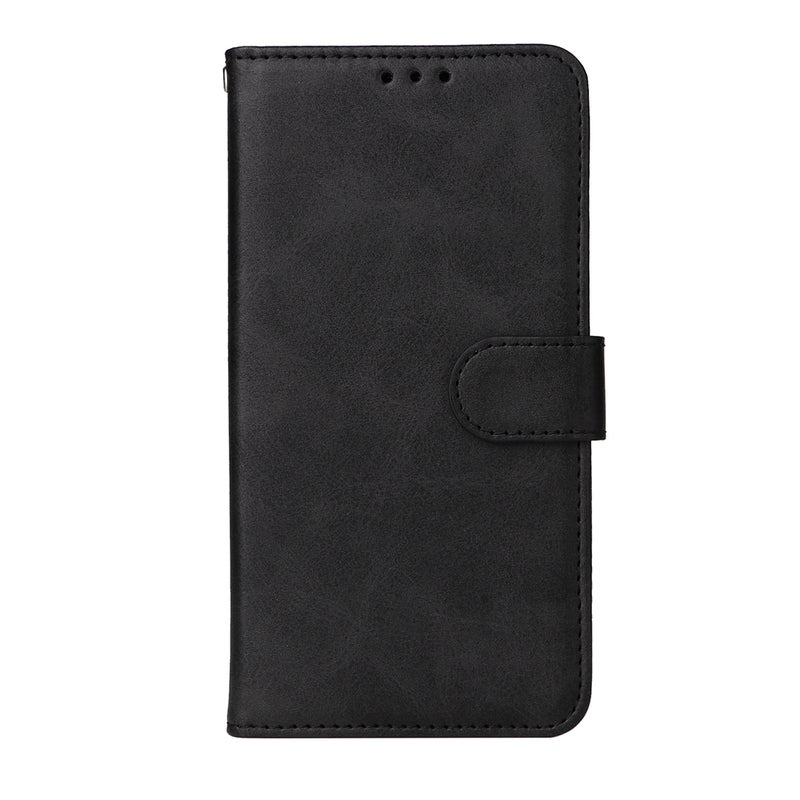 HuHa Case Cover For Realme C67 Global / 11 5G Taiwan Version Classic Calf Texture Flip Leather Phone Case(Black) - Image 2