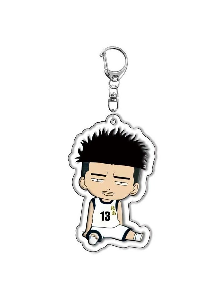 KUYING Creative Slam Dunk Keychain Student Backpack Pendant 