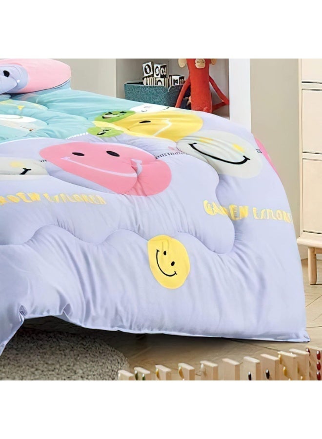 Ming Li 3-Piece kids Medium Filling Comforter set Reversible Bed Set Single Size 170x220 cm for Boys & Girls - Image 2