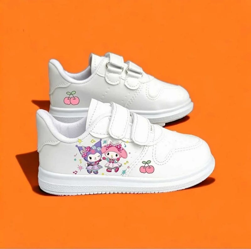 Amazoon Desing Amazon Design Sweet Candy Kuro-Mini Printed Sneaker Girls School Shoes  - Image 3