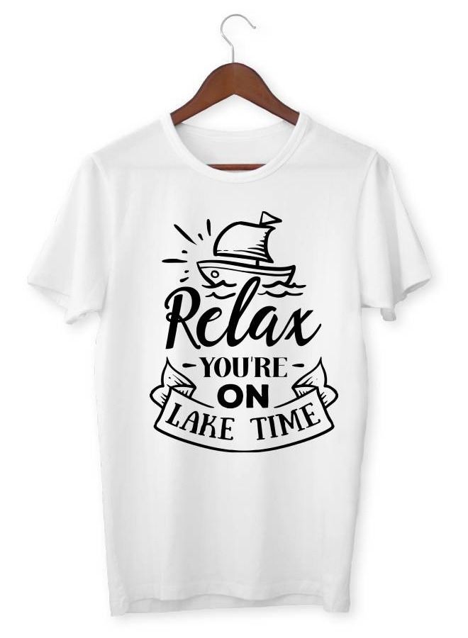 قميص رجالي ناعم مطبوع Relax You On Lake - Image 1