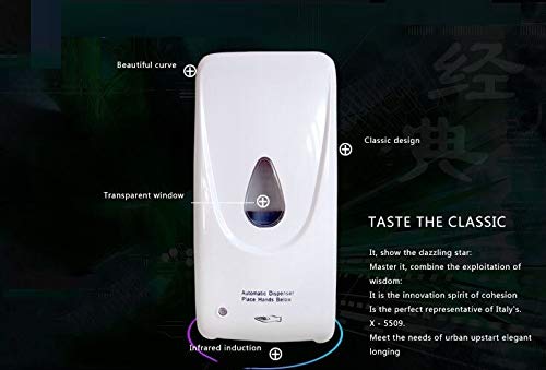 Tagve Automatic Waterproof soap Dispenser, 900ML touchless Liquid Hand Washer, Wall Mounted soap Dispenser for Bulk Liquid/Lotion and Hand sanitizer Dispenser - Image 4
