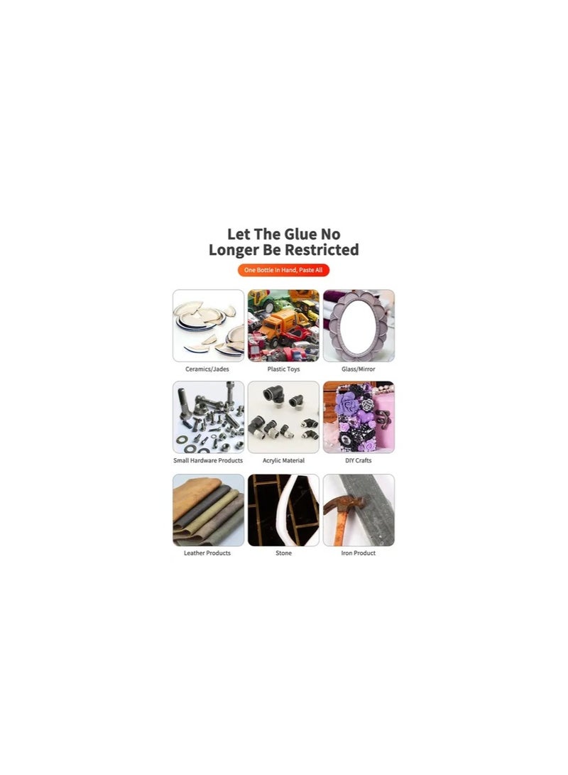 1-Bottle 50g Repair Glue,Shoe Rubber Sealers,Applied to Different Material Types Super Adhesive  - Image 4
