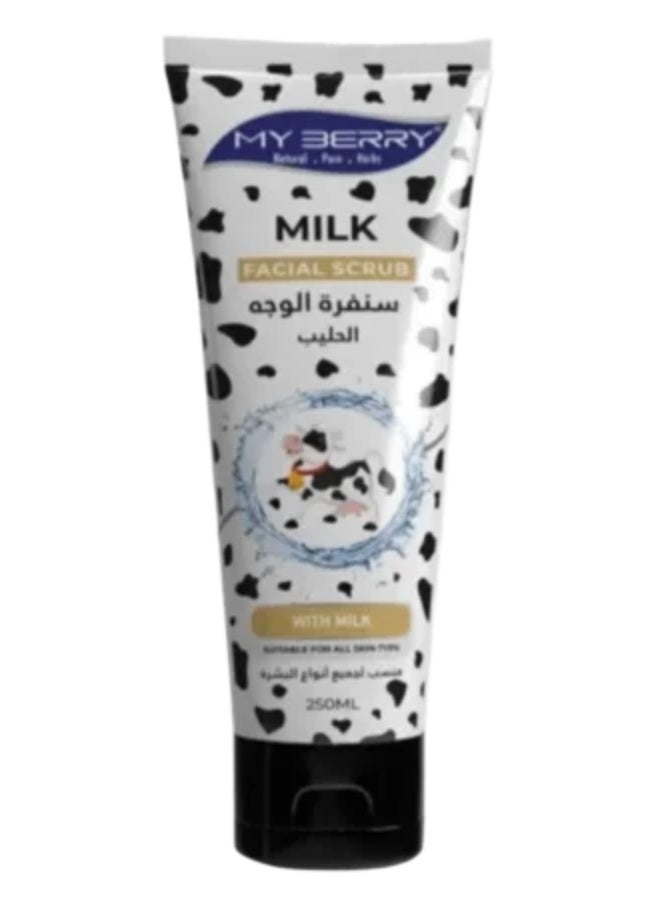 My Berry Milk Facial Scrub – 250ml | Gentle exfoliation and natural skin brightening
