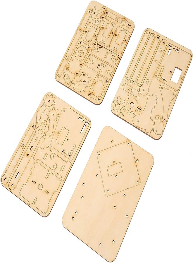 REES52 DIY Wooden Kit 4 DOF Robot Manipulator Arm Mechanical Arm Clamp Claw Kit (Sg90 Servo and board) - Image 5