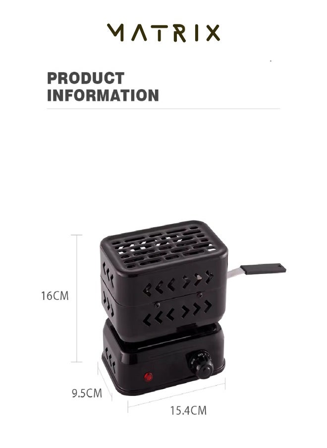 MATRIX New Design Electric Charcoal Starter, Fire Burner Stove Removable Handle, 220v, 1200w  - Image 4