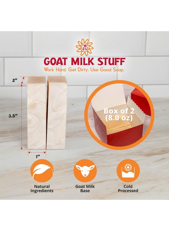 goat milk stuff Goat Milk Stuff Goat Milk Soap - PURITY | All-Natural, Unscented, Fresh Goat Milk Soap Bar, Gentle on Sensitive Skin - Handmade (Box of 2)  - Image 2