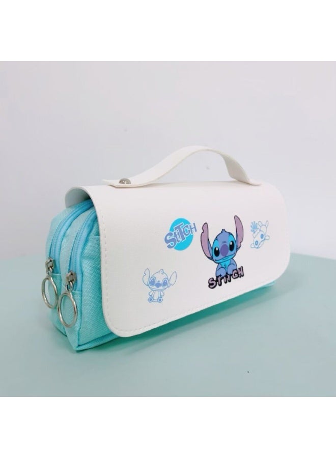 ستيتش غرزة مقلمة الإناث سعة كبيرة مقلمة لطيف الكرتون الطرفية صندوق أدوات مكتب التخزين - Image 2