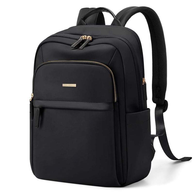 GOLF QUALITY Hiking Travel Backpack for Women Casual Business Weekender Multilayer Laptop Bag16 InchBlack - Image 2