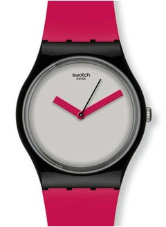 Swatch ساعة يد مقاومة للماء للجنسين باللونين الوردي والرمادي بحركة كوارتز - 40 مم  - Image 2