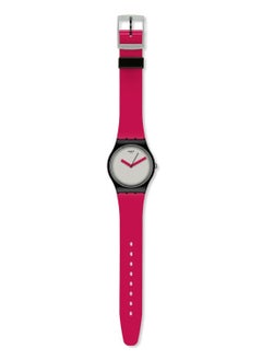 Swatch ساعة يد مقاومة للماء للجنسين باللونين الوردي والرمادي بحركة كوارتز - 40 مم  - Image 1