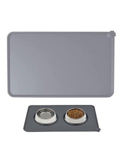 spa luxetique Pet Food Mat,Pet Silicone Bowl Mat,Pet Feeding Mat,Waterproof Dog Cat Mat Pet Placemat Premium Silicone FDA Grade Non-stick Non Slip Anti Spill Easy Clean  - Image 1