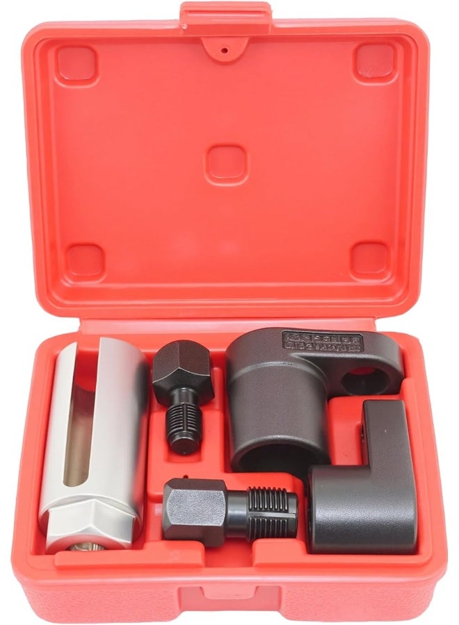 A ABIGAIL A ABIGAIL 5 PCS Automotive O2 Oxygen Sensor Socket Offset Wrench Remover Tool and Thread Chaser Tool  - Image 1