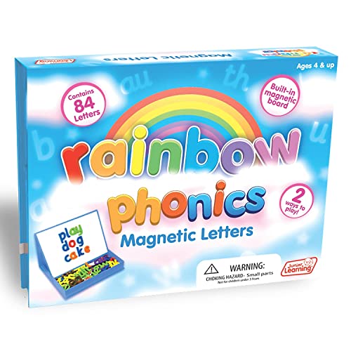 Junior Learning Rainbow Phonics - Magnetic Letters, Multi, Model:JL194,White,1.8 H x 10.2 L x 8 W - Image 2