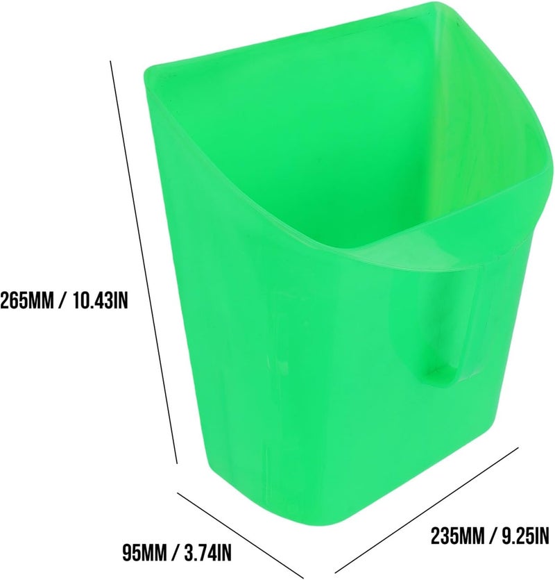 Hilitand Feed Scoop, Large Plastic Enclosed Scoop with Sturdy Handle for Cat Litter Pet Food Ice Cubes Grains Pellet Feed - Image 2