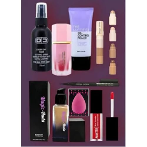 MagicHuda Magic Huda Mini Professional Makeup Beauty Kit for Women | 8 in 1 Makeup Kit - Image 1